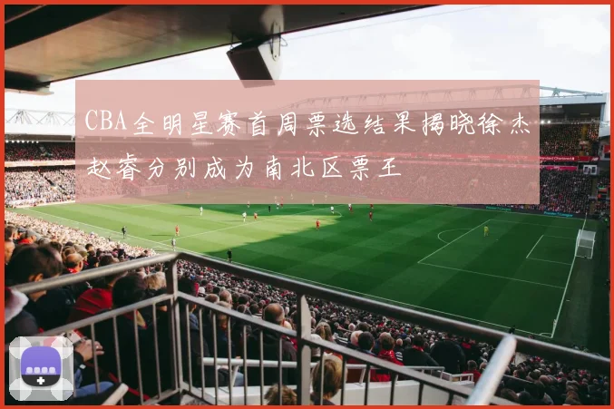 CBA全明星赛首周票选结果揭晓徐杰赵睿分别成为南北区票王